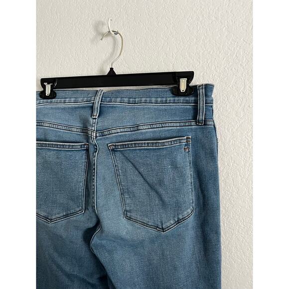 Madewell Mid-Rise Stovepipe Straight Leg Stretch Ankle Jeans 31 Skyford Blue - Picture 6 of 8
